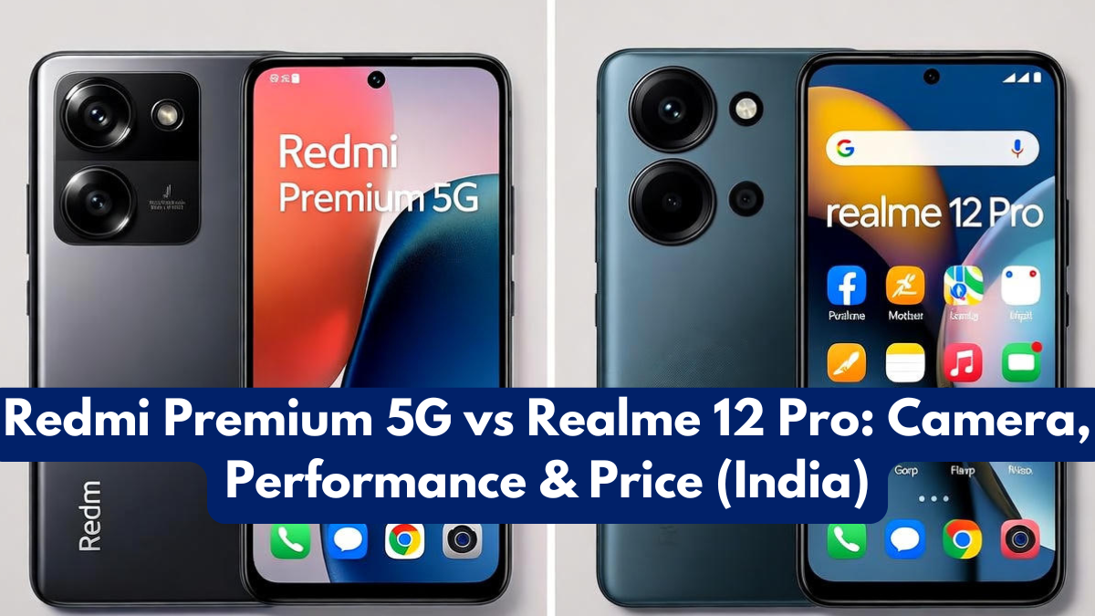 Redmi Premium 5G vs Realme 12 Pro: Camera, Performance & Price (India)