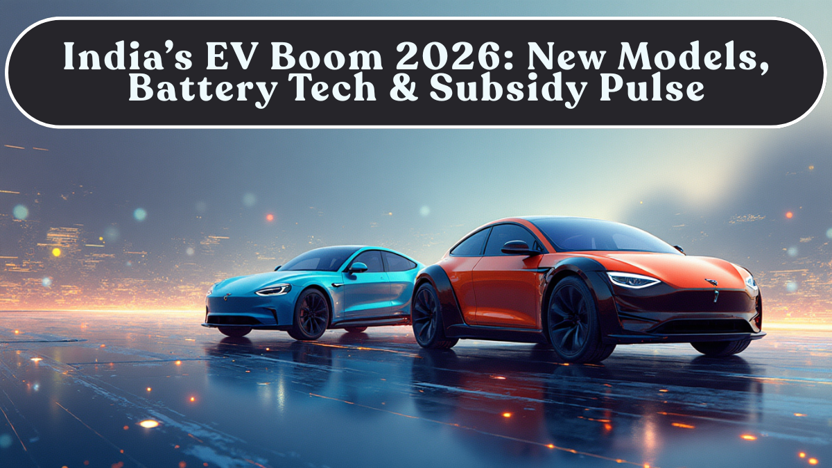 India’s EV Boom 2026: New Models, Battery Tech & Subsidy Pulse