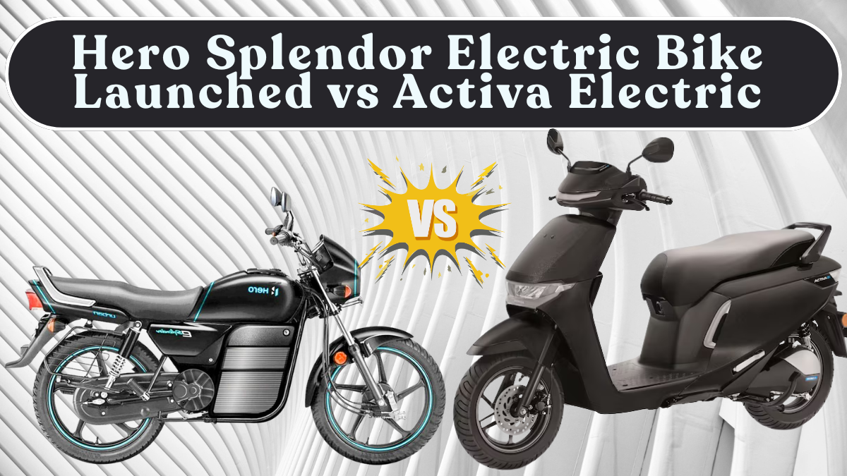 Hero Splendor Electric Bike Launched vs Activa Electric: Range & Daily Running Cost in India