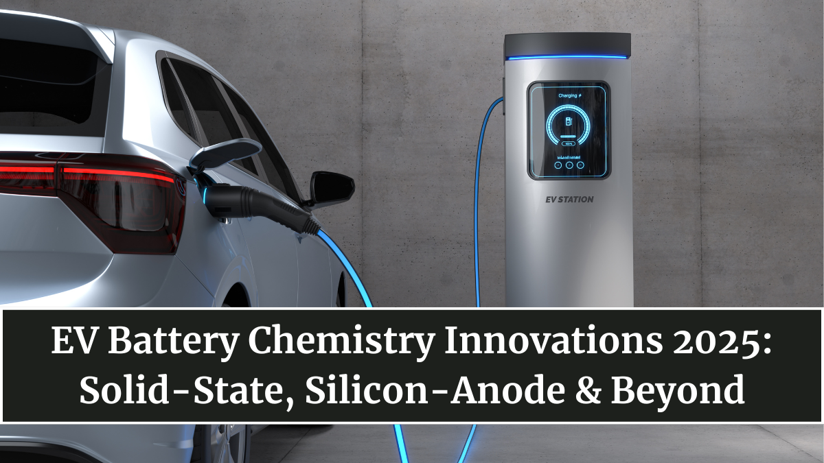 EV Battery Chemistry Innovations 2025: Solid-State, Silicon-Anode & Beyond