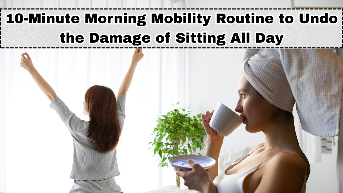 10-Minute Morning Mobility Routine to Undo the Damage of Sitting All Day