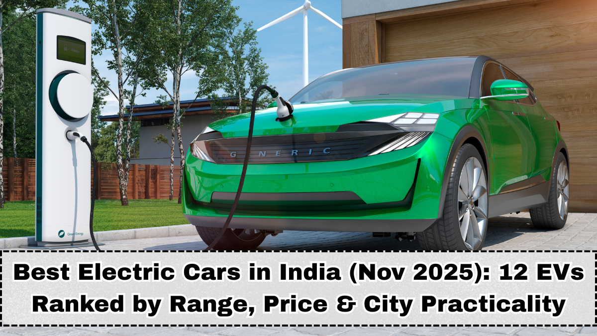 Best Electric Cars in India (Nov 2025): 12 EVs Ranked by Range, Price & City Practicality