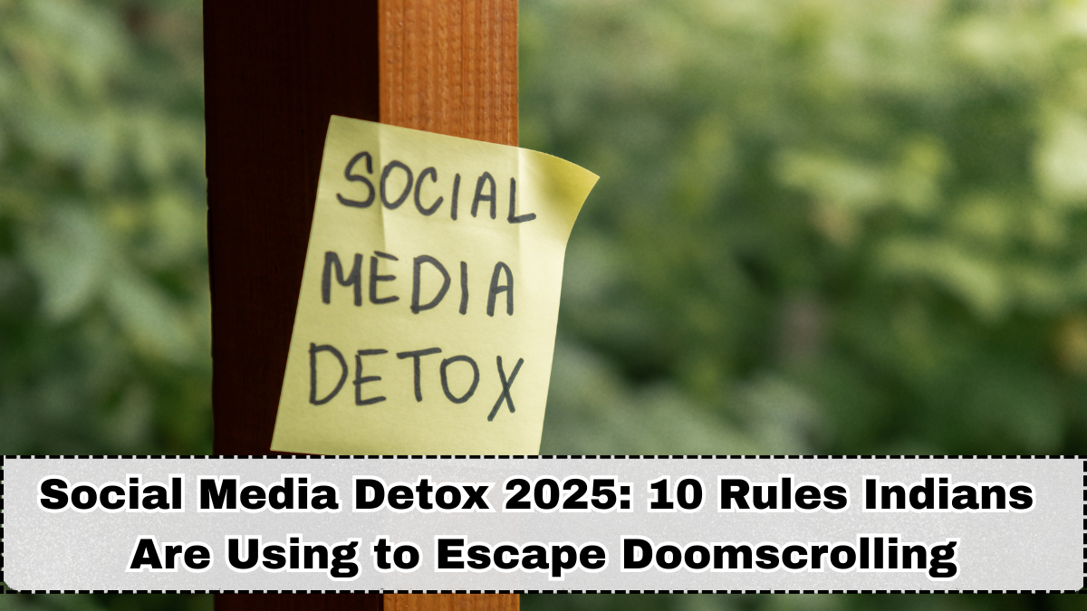 Social Media Detox 2025: 10 Rules Indians Are Using to Escape Doomscrolling