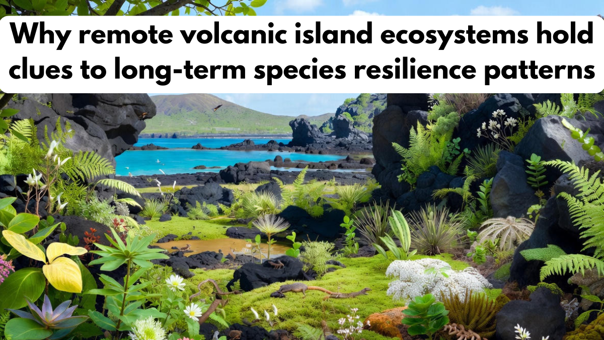 Why remote volcanic island ecosystems hold clues to long-term species resilience patterns