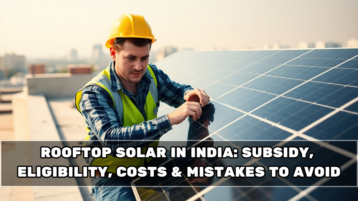 Rooftop Solar in India (2026): Subsidy, Eligibility, Costs & Mistakes to Avoid