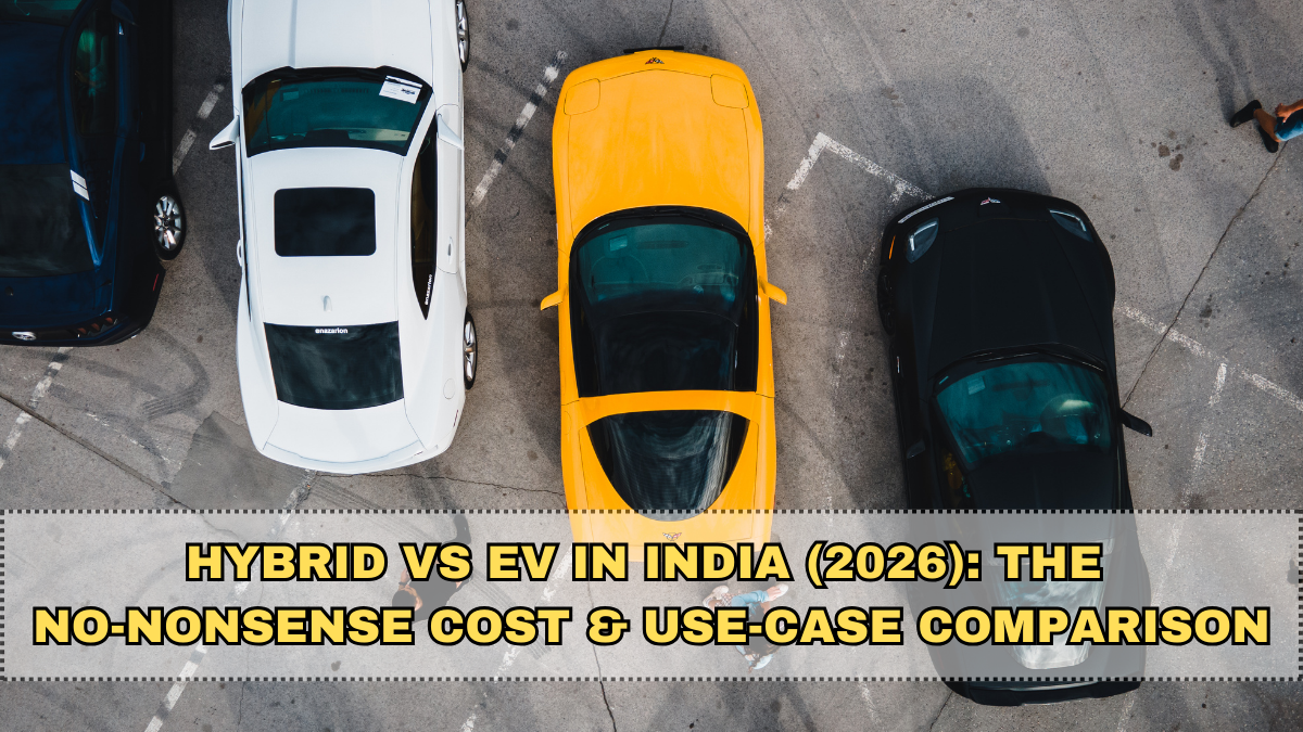 Hybrid vs EV in India (2026): The No-Nonsense Cost & Use-Case Comparison