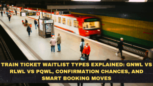 Train Ticket Waitlist Types Explained: GNWL vs RLWL vs PQWL, Confirmation Chances, and Smart Booking Moves