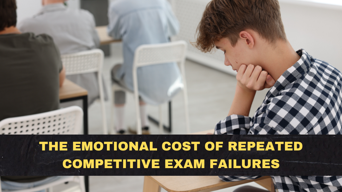 The Emotional Cost of Repeated Competitive Exam Failures