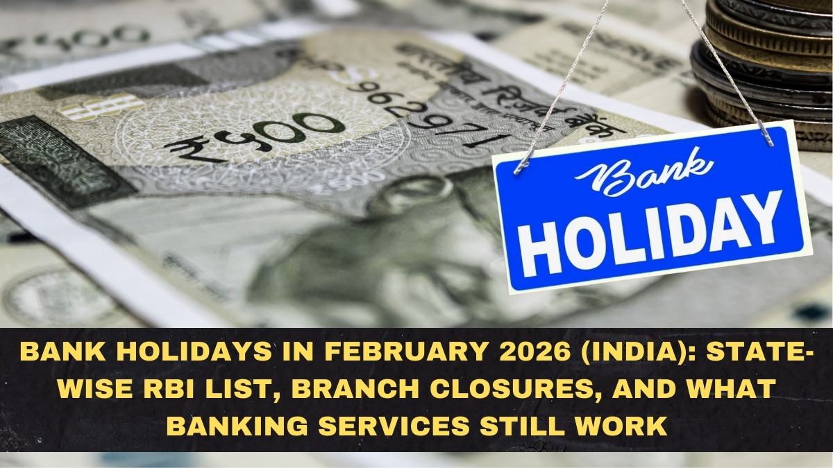 Bank Holidays in February 2026 (India): State-Wise RBI List, Branch Closures, and What Banking Services Still Work