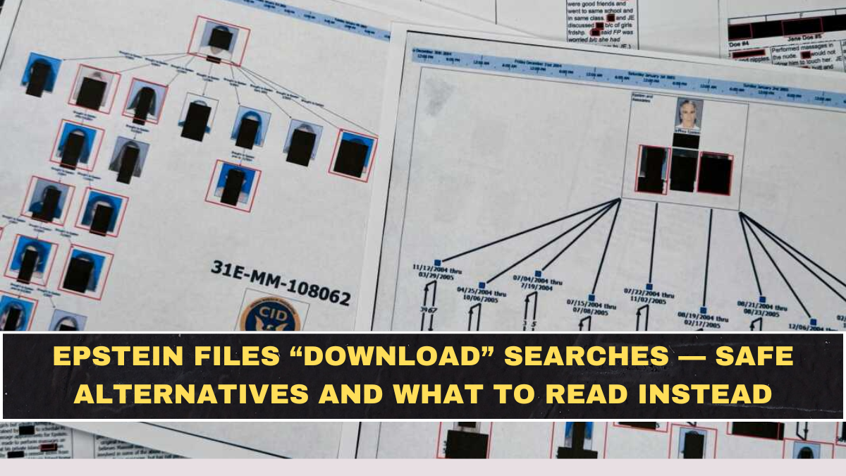People Are Searching “Epstein Files Download” — Here’s What’s Legit, What’s Fake, and How to Read Docs Safely