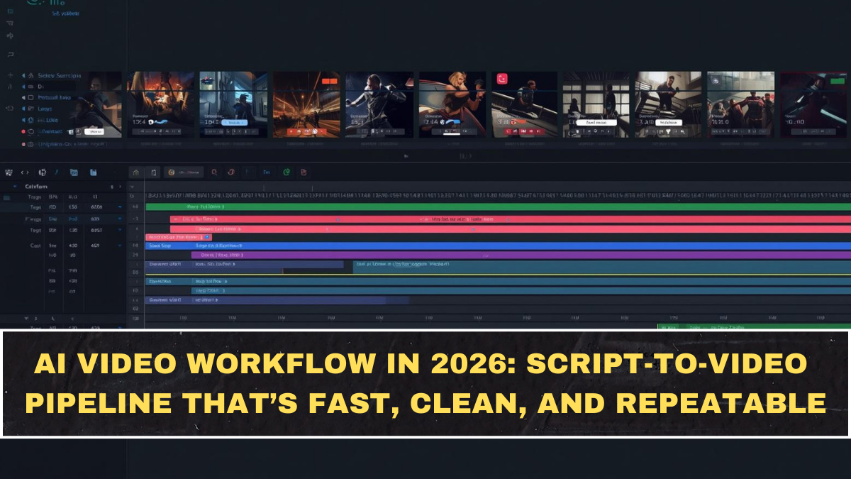 AI Video Workflow in 2026: Script-to-Video Pipeline That’s Fast, Clean, and Repeatable