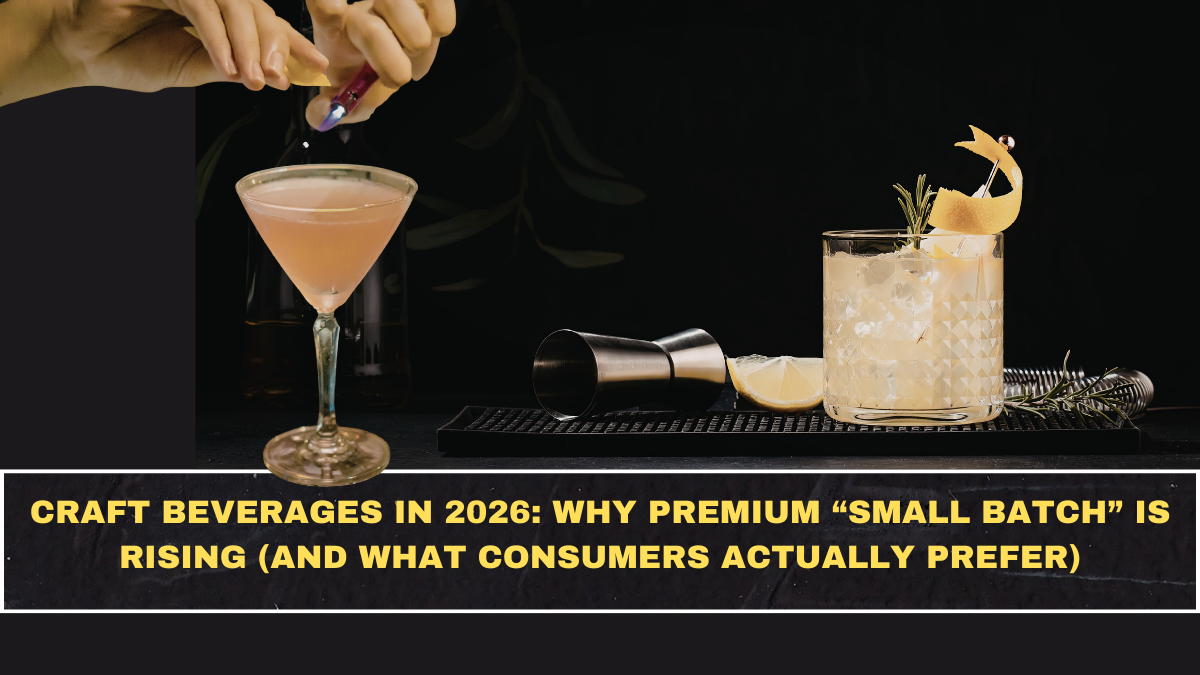 Craft Beverages in 2026: Why Premium “Small Batch” Is Rising (and What Consumers Actually Prefer)