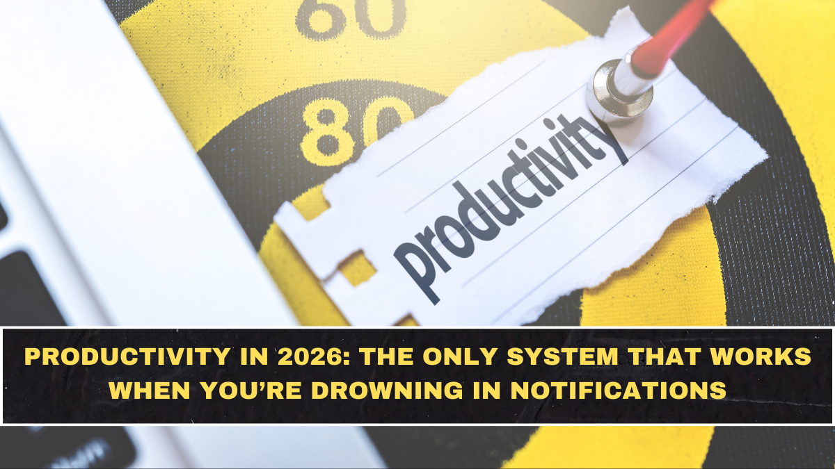 Productivity in 2026: The Only System That Works When You’re Drowning in Notifications