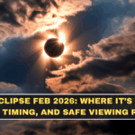 Solar Eclipse Feb 2026: Where It’s Visible, India Timing, and Safe Viewing Rules