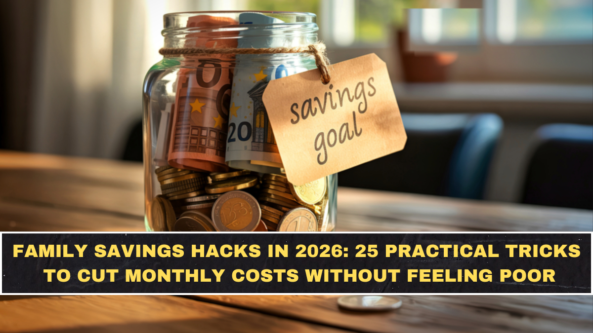 Family Savings Hacks in 2026: 25 Practical Tricks to Cut Monthly Costs Without Feeling Poor