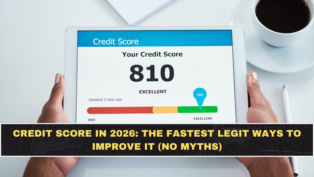 Credit Score in 2026: The Fastest Legit Ways to Improve It (No Myths)