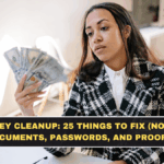 FY-End Money Cleanup: 25 Things to Fix (Nominations, Documents, Passwords, and Proofs)