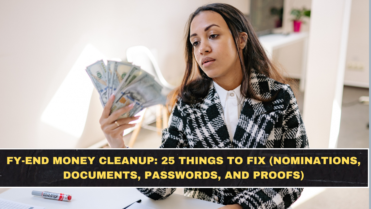 FY-End Money Cleanup: 25 Things to Fix (Nominations, Documents, Passwords, and Proofs)