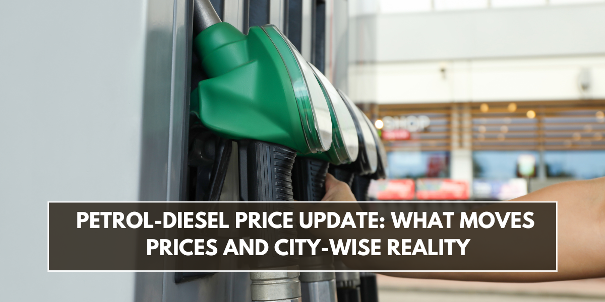 Petrol-Diesel Price Update: What Moves Prices and City-Wise Reality