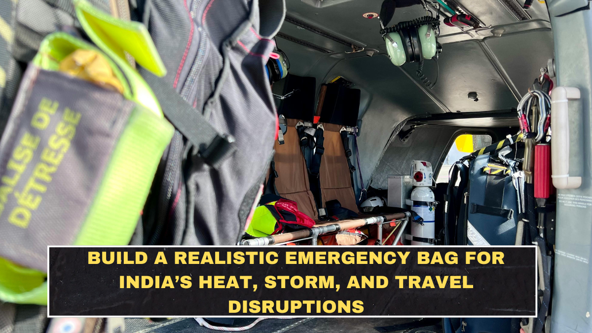 Build a Realistic Emergency Bag for India’s Heat, Storm, and Travel Disruptions