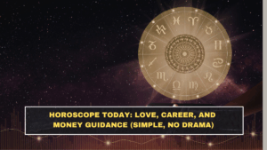 Horoscope Today: Love, Career, and Money Guidance (Simple, No Drama)