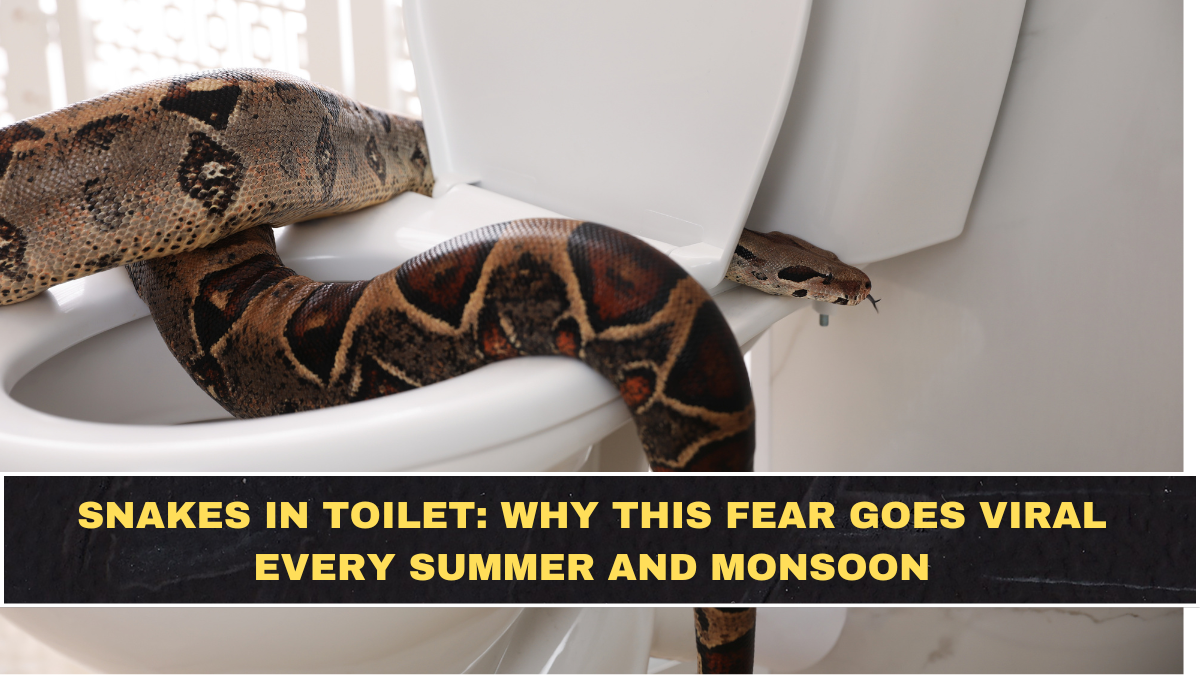 Snakes in Toilet: Why This Fear Goes Viral Every Summer and Monsoon