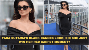 Tara Sutaria’s Black Cannes Look: Did She Just Win Her Red Carpet Moment?