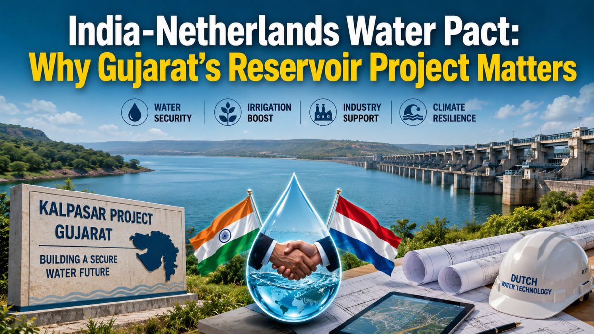Gujarat Freshwater Reservoir: Can Dutch Water Tech Solve Future Water Stress?